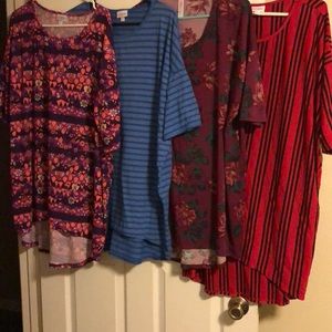 Irma’s 2-2x on each end . 2 x-large